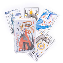 Load image into Gallery viewer, The Lilifer Tarot Cards mysterious Divination Fate Oracle Party Deck Board Game PDF Instructions for women girls board game
