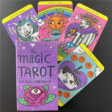 Load image into Gallery viewer, The Magic Tarot Cards Classic Board Games Cards Imaginative Oracle Divination Desk Game Tarot Cards With E-Book

