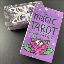 Load image into Gallery viewer, The Magic Tarot Cards Classic Board Games Cards Imaginative Oracle Divination Desk Game Tarot Cards With E-Book
