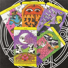 Load image into Gallery viewer, The Magic Tarot Cards Classic Board Games Cards Imaginative Oracle Divination Desk Game Tarot Cards With E-Book

