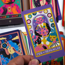 Load image into Gallery viewer, The Rainbow Tarot 78-Card Deck by Sonialazo Divination Fortune Telling Card Game Witchy Beginner Tarot Learning
