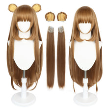 Load image into Gallery viewer, The Rising of the Shield Hero Tate no Yuusha no Nariagari Raphtalia Cosplay Wig Hair Wigs + Ears Hairpins Cosplay Costume
