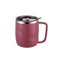 Load image into Gallery viewer, Thermal Beer Cups Stainless Steel Simple Office Tea Coffee Water Bottle Vacuum with Lid Practical Portable Termico Mug
