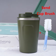 Load image into Gallery viewer, Thermos 304 Stainless Steel American Style Large Mouth Coffee Cup Office Bottle Travel Car Mug Water bottle taza termo cafe
