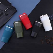 Load image into Gallery viewer, Thermos 304 Stainless Steel American Style Large Mouth Coffee Cup Office Bottle Travel Car Mug Water bottle taza termo cafe
