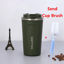 Load image into Gallery viewer, Thermos 304 Stainless Steel American Style Large Mouth Coffee Cup Office Bottle Travel Car Mug Water bottle taza termo cafe

