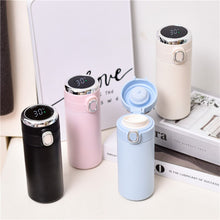 Load image into Gallery viewer, Thermos Water Bottle Coffee Mug Cute Stainless Steel Tumbler Cup with Temperature Display
