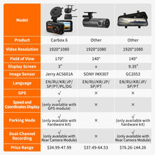 Load image into Gallery viewer, 1080P Dash Cam HD Car Video Recorder 3.0 Inch Support Rear Cam GPS Car Camera Car DVR  24H Parking Auto Recorder
