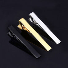 Load image into Gallery viewer, Tie Clip Fashion Style Ties for Men Metal Tone Simple Bar Clasp Practical Necktie Accessories Clasp Tie Pin for Mens Collar Clip
