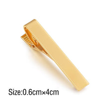 Load image into Gallery viewer, Tie Clip Fashion Style Ties for Men Metal Tone Simple Bar Clasp Practical Necktie Accessories Clasp Tie Pin for Mens Collar Clip
