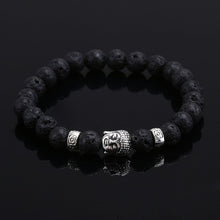 Load image into Gallery viewer, Tiger Eye Lava Stone Bead Buddha Bracelet Jewelry Yoga Prayer Bracelets Men Women Mujer Pulseras Fashion Jewelry
