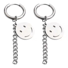 Load image into Gallery viewer, Titanium Steel Fuxk You Doodle Earrings For Woman Trend Punk Middle Finger Stickman Hip Hop Dangle Earrings Cool  New Jewely
