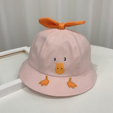 Load image into Gallery viewer, Toddler Baby Kids Boys Girls Duck Printing Pattern Bucket Hats Outdoor Windproof Sun Hat Children Summer Sun Cap Accessories 309
