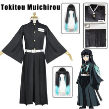 Load image into Gallery viewer, Tokitou Muichirou Cosplay Demon Slayer Kimetsu no Yaiba Costume Kisatsutai Uniform Set Halloween Party Anime
