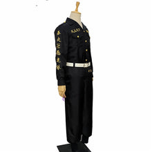 Load image into Gallery viewer, Tokyo Revengers Cosplay Black Shirt Pants Embroidery Uniform Wig Anime Cosplay Costume Halloween Party Outfit For Women Men
