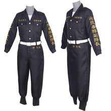 Load image into Gallery viewer, Tokyo Revengers Mikey Sano Manjiro Cosplay Costume Tokyo Manji Gang Uniform Black  Cloak Halloween Party Suit NEW
