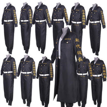 Load image into Gallery viewer, Tokyo Revengers Mikey Sano Manjiro Cosplay Costume Tokyo Manji Gang Uniform Black  Cloak Halloween Party Suit NEW

