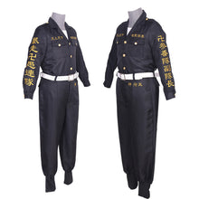 Load image into Gallery viewer, Tokyo Revengers Mikey Sano Manjiro Cosplay Costume Tokyo Manji Gang Uniform Black  Cloak Halloween Party Suit NEW
