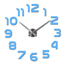 Load image into Gallery viewer, Wall Clock top fashion     reloj de pared quartz watch modern  clocks living room large decorative horloge murale  stickers
