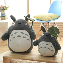 Load image into Gallery viewer, Totoro Plush Toy Cute Plush Cat Japanese Anime Figure Doll Plush Totoro With Lotus Leaf Kids Toys Birthday Christmas Gift
