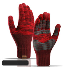 Load image into Gallery viewer, Touch Screen Gloves for Winter Wool Knitted Men's Gloves Female Warm Mitten Outdoor Driving Cold-proof Glove Guantes Mitt
