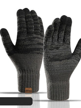 Load image into Gallery viewer, Touch Screen Gloves for Winter Wool Knitted Men's Gloves Female Warm Mitten Outdoor Driving Cold-proof Glove Guantes Mitt
