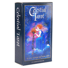 Load image into Gallery viewer, Trionfi della Luna Tarot 78 Card Deck with PDF Guidebook Fortune Telling Card Game Travel Cersion Reversed Chakra Planet Zodiac

