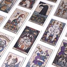 Load image into Gallery viewer, Trionfi della Luna Tarot 78-Card Deck with PDF Guidebook Fortune Telling Card Game Travel version
