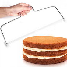 Load image into Gallery viewer, TTLIFE 1pc Double Line Adjustable Stainless Steel Cake Cut Slicer Device Cake Decorating Mold DIY Bakeware Kitchen Cooking Tool
