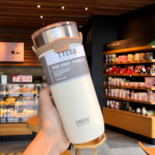 Load image into Gallery viewer, Tyeso Cold Water Stainless Steel Coffee Mug Thermos Tumbler Cups Vacuum Beer Cups Thermos Bottle  Garrafa Termica Termo Alcohol
