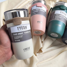 Load image into Gallery viewer, Tyeso Cold Water Stainless Steel Coffee Mug Thermos Tumbler Cups Vacuum Beer Cups Thermos Bottle  Garrafa Termica Termo Alcohol
