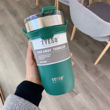 Load image into Gallery viewer, Tyeso Cold Water Stainless Steel Coffee Mug Thermos Tumbler Cups Vacuum Beer Cups Thermos Bottle  Garrafa Termica Termo Alcohol
