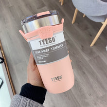 Load image into Gallery viewer, Tyeso Cold Water Stainless Steel Coffee Mug Thermos Tumbler Cups Vacuum Beer Cups Thermos Bottle  Garrafa Termica Termo Alcohol
