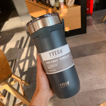 Load image into Gallery viewer, Tyeso Cold Water Stainless Steel Coffee Mug Thermos Tumbler Cups Vacuum Beer Cups Thermos Bottle  Garrafa Termica Termo Alcohol
