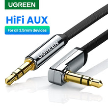 Load image into Gallery viewer, UGREEN Aux Cable Speaker Cable 3.5mm Cable for Car Headphone Audio 3.5mm Jack Speaker for Samsung Xiaomi Cable Aux 3.5mm
