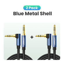 Load image into Gallery viewer, UGREEN Aux Cable Speaker Cable 3.5mm Cable for Car Headphone Audio 3.5mm Jack Speaker for Samsung Xiaomi Cable Aux 3.5mm
