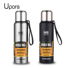 Load image into Gallery viewer, Large Capacity Stainless Steel Thermos Portable Vacuum Flask Insulated Tumbler with Rope Thermo Bottle 500/700/1000/1500ml
