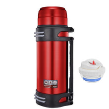 Load image into Gallery viewer, UPORS Large Capacity Thermos with Strap 304 Stainless Steel Thermos Bottle Portable Outdoor Travel Insulated Cup Vacuum Flask

