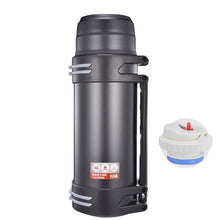 Load image into Gallery viewer, UPORS Large Capacity Thermos with Strap 304 Stainless Steel Thermos Bottle Portable Outdoor Travel Insulated Cup Vacuum Flask
