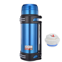 Load image into Gallery viewer, UPORS Large Capacity Thermos with Strap 304 Stainless Steel Thermos Bottle Portable Outdoor Travel Insulated Cup Vacuum Flask
