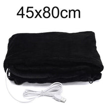 Load image into Gallery viewer, USB Car Home Electric Warming Heating Blanket Pad Shoulder Neck Mobile Heating Shawl USB Soft 5V 4W Winter Warm Health Car
