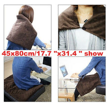 Load image into Gallery viewer, USB Car Home Electric Warming Heating Blanket Pad Shoulder Neck Mobile Heating Shawl USB Soft 5V 4W Winter Warm Health Car
