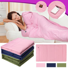 Load image into Gallery viewer, USB Charging Electric Blankets Warm Heating Shawl Office Quilt Washable Cold-proof And Constant-warming Blanket Sleep Cover
