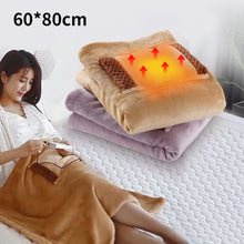 Load image into Gallery viewer, USB Electric Blanket Soft Thicker Heater Bed Warmer Machine Washable Thermostat Electric Heating Mat For Home Office 60*80cm
