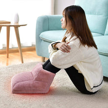 Load image into Gallery viewer, USB Electric Foot Warmer Heater Power Saving Warm Foot Cover Feet Heating Pads
