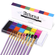 Load image into Gallery viewer, 20 Colors Face Body Painting Oil Safe Kids Flash Tattoo Painting Art Halloween Party Makeup Fancy Dress Beauty Palette
