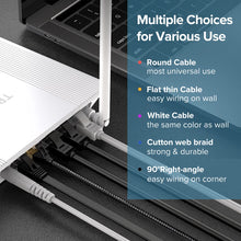 Load image into Gallery viewer, Ethernet Cable 1000Mbps Cat 6 Network Lan Cord UTP Gigabit Networking Wire For Laptop Router RJ45 CAT6 Ethernet Cable
