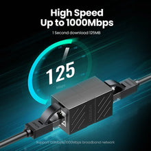 Load image into Gallery viewer, Connector Cat7/6/5e Ethernet Adapter 8P8C Network Extender Extension Cable for Ethernet Cable Female to Female
