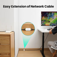 Load image into Gallery viewer, Ethernet Adapter 8P8C Female to Female Anti-Thunder Rj45 Connector Network Extension Cable Adapter Ethernet Cable
