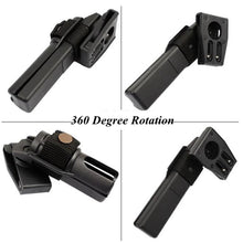 Load image into Gallery viewer, Extendable Personal Defense Baton Police Holster Nylon Belt Baton Holder Cover Snap Lock 360 Rotate Fit 21-26inch Batons Cover

